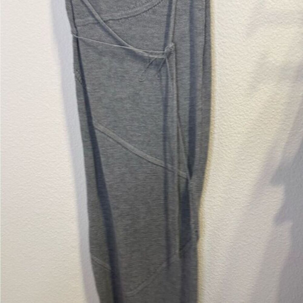 Gray Knit Maxi Skirt